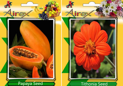 

Airex Papaya and Tithonia Seed(20 per packet)