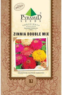 

PYRAMID SEEDS Zinnia Double Mix Seed(10 per packet)