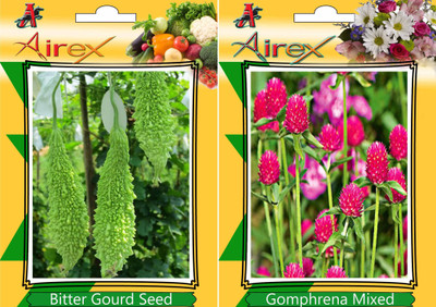 Airex Bitter Gourd and Gomphrena Mixed Seed(15 per packet)