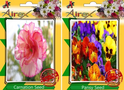 

Airex Carnation, Pansy Seed(25 per packet)