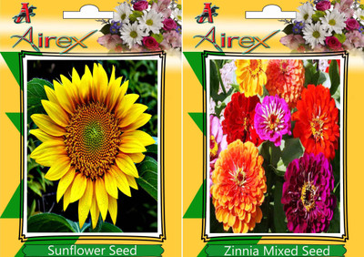 

Airex Sunflower, Zinnia Mixed Seed(15 per packet)