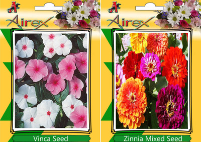 

Airex Vinca and Zinnia Mixed Seed(20 per packet)
