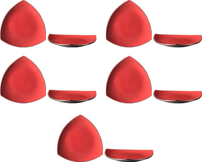 

Caffeine Red Elite Plate(Pack of 10)