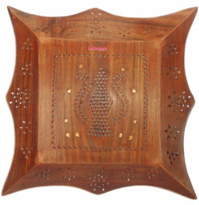 

HANDICRAFT Shesham Wod Mde Tray Tray