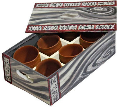 

Rang Rage The Monochrome Warli Tray Set(Pack of 7)