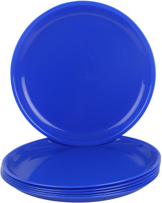 

Day 2 Day Forever Royal Blue Microwave Safe Dinner Plates Set Pack of 6 (27x27x2 cm) Plate Set(6 Units)