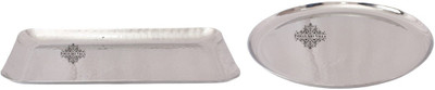 

IndianArtVilla Tray Set(Pack of 2)