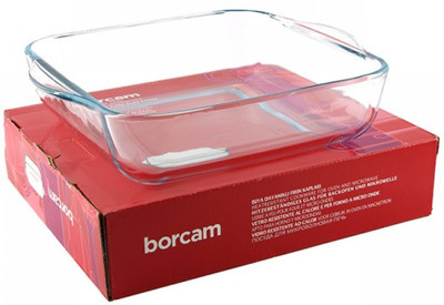 

Pasabahce Borcam 3.15 L Baking Square Tray Tray