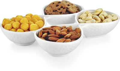 

Sivica Porcelain Tray - MOD0469 (White, Pack of 1) Tray