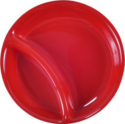 

Deseo Samosa Acrylic Serving Plate, Red Plate