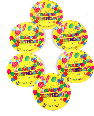 Funcart Colorful Balloons Theme 7 Inch Quarter Plate 6 Quarter Plate Funcart Plates Trays Dishes