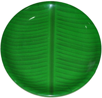 

Hua You Melamine Banana Leaf - 8 inch Round Plate