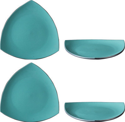

Caffeine Skyblue Elite Plate(Pack of 4)