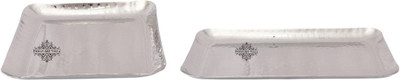 

IndianArtVilla Tray Set(Pack of 2)