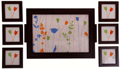 I Village Tray Set(Pack of 7)