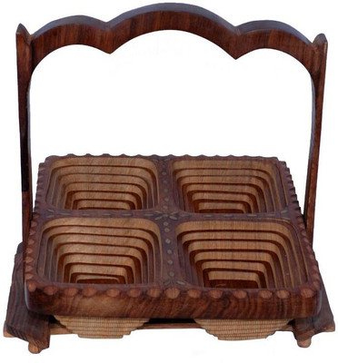 

Univocean Univocean Wooden Fruit Basket Tray