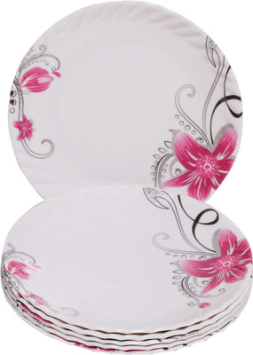 

Sony Crazy Snacks Floral Trendy Design Half Plate Plate Set(6 Units)