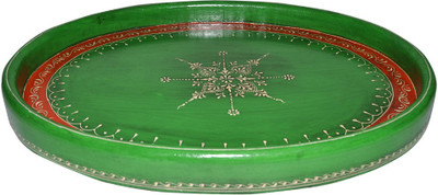 

Lal Haveli Meenakari Design Hand-painted Decorative Serving Plate Tray