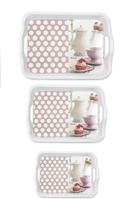 

RECON 3 Pcs Serving Tray Tray Set(Pack of 3)