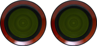 Caffeine Chandrakari Plate(Pack of 2)