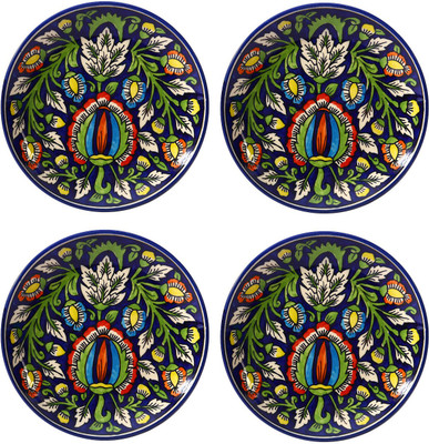 

Caffeine Jaipuri Plate(Pack of 4)