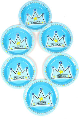 

Funcart Prince Crown Theme 9 Inch Plate(Pack of 6)