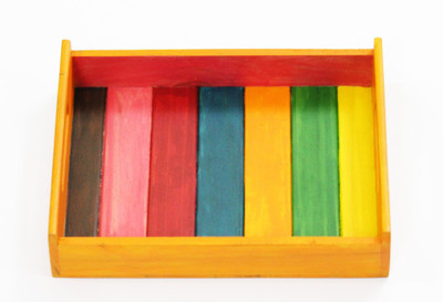 

CraftJunction Multicolor Wooden Kitchen Serving Tray