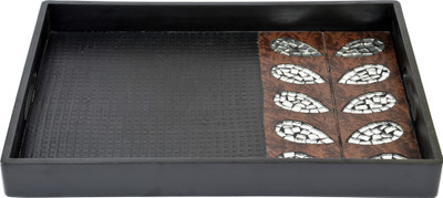 

Aarav Designs Mirror Leaf Big Tray