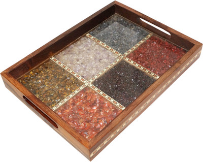 R S Jewels Handicraft Gemstone Serving Tray(Tray) R S Jewels Handicraft Gemstone Serving Tray(Tray)