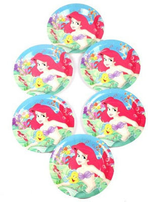 

Funcart The Little Mermaid Plate Set(Pack of 6)