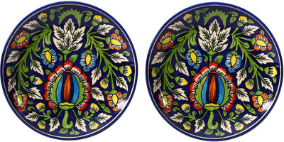 

Caffeine Jaipuri Plate(Pack of 2)
