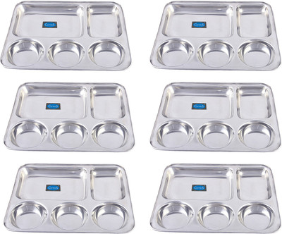 

Clytius Rectangular Mess Plate Set(Pack of 6)