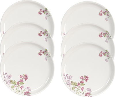 

Servewell Flowers Bush Plate(Pack of 6)