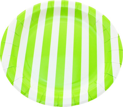 

Funcart Sailor Striped Round Plate Set(Pack of 12)
