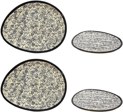 

Caffeine Black Peru Plate(Pack of 4)