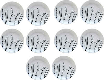 

Caffeine White Bamboo Plate(Pack of 10)