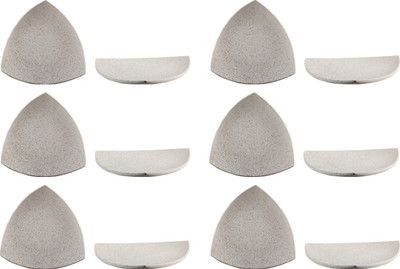 

Caffeine Cream Matte Plate(Pack of 12)