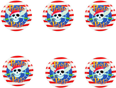 

Funcart Pirate Party Plate Set(6 Units)