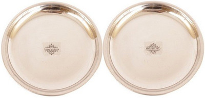

IndianArtVilla Quarter Serving Plate Set(2 Units)