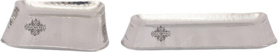 

IndianArtVilla Tray Set(Pack of 2)
