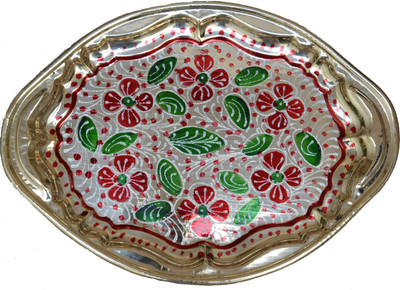

Veda Home & Lifestyle BRASS COLOUR PRINTED TRAY Tray