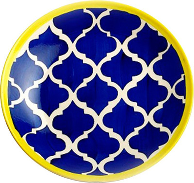 

Caffeine Blue Mehrab Jaal Plate