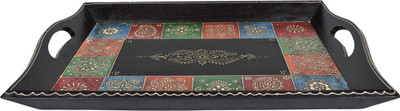 

Lal Haveli Meenakari Design Hand-painted Decorative Serving Plate Tray