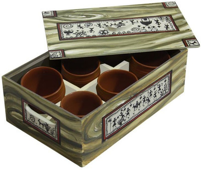 

Rang Rage The Warli Royal Tray Set(Pack of 7)