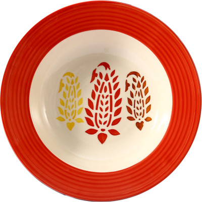 

Caffeine Red Boota Plate