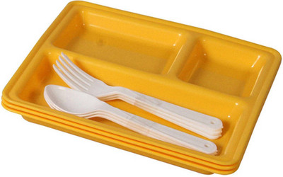 

Ruchi Houseware Plate(Pack of 3)