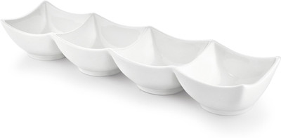 Sivica Porcelain Tray - MOD0477 (White, Pack of 1) Tray