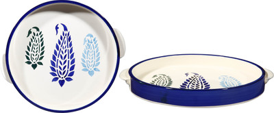 

Caffeine Blue Boota Tray(Pack of 2)