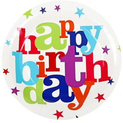 

Funcart Star Birthday Plate Set(Pack of 6)