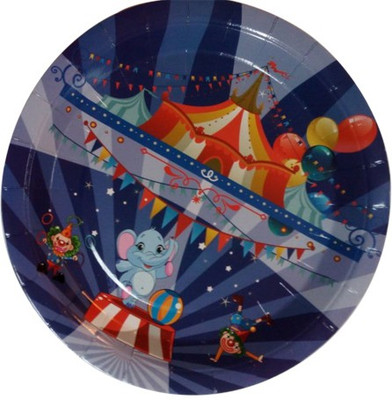 

Funcart Funcart Carnival Theme 9'' Paper plates Plate(10 Units)